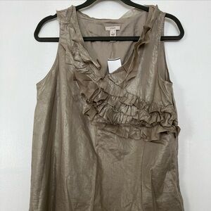 J.Crew Ruffle detail Top Sz 10